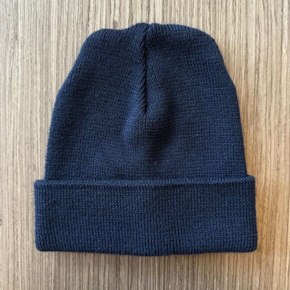 Other - Navy Blue Wool Beanie One Size